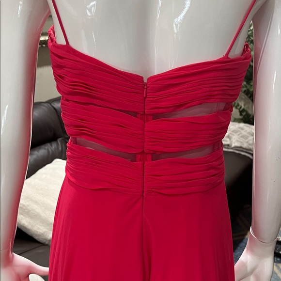 Cache Pink  Hight-Low Prom Dress Size 8 - Picture 8 of 10